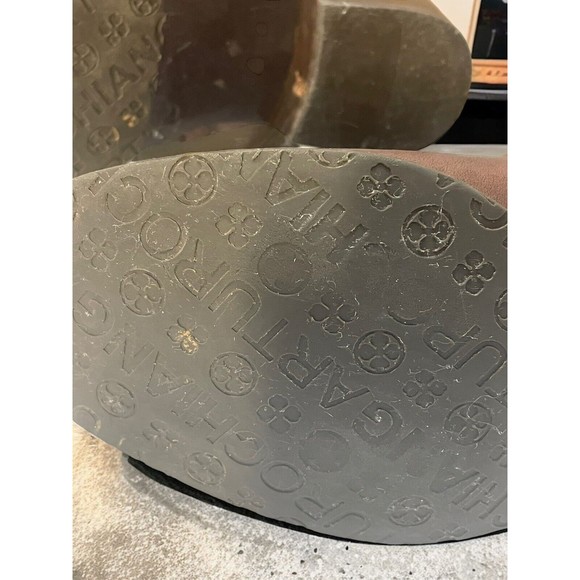 Arturo Chiang Ankle Boots Womens 6M Bryson Brown Leather Zip Up Bootie W/Buckles - Picture 7 of 12